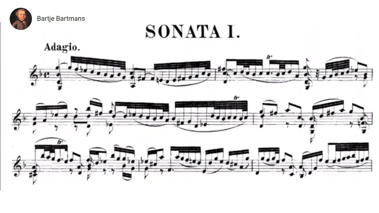 sonatas de bach para violin - Bach tocaba el violín