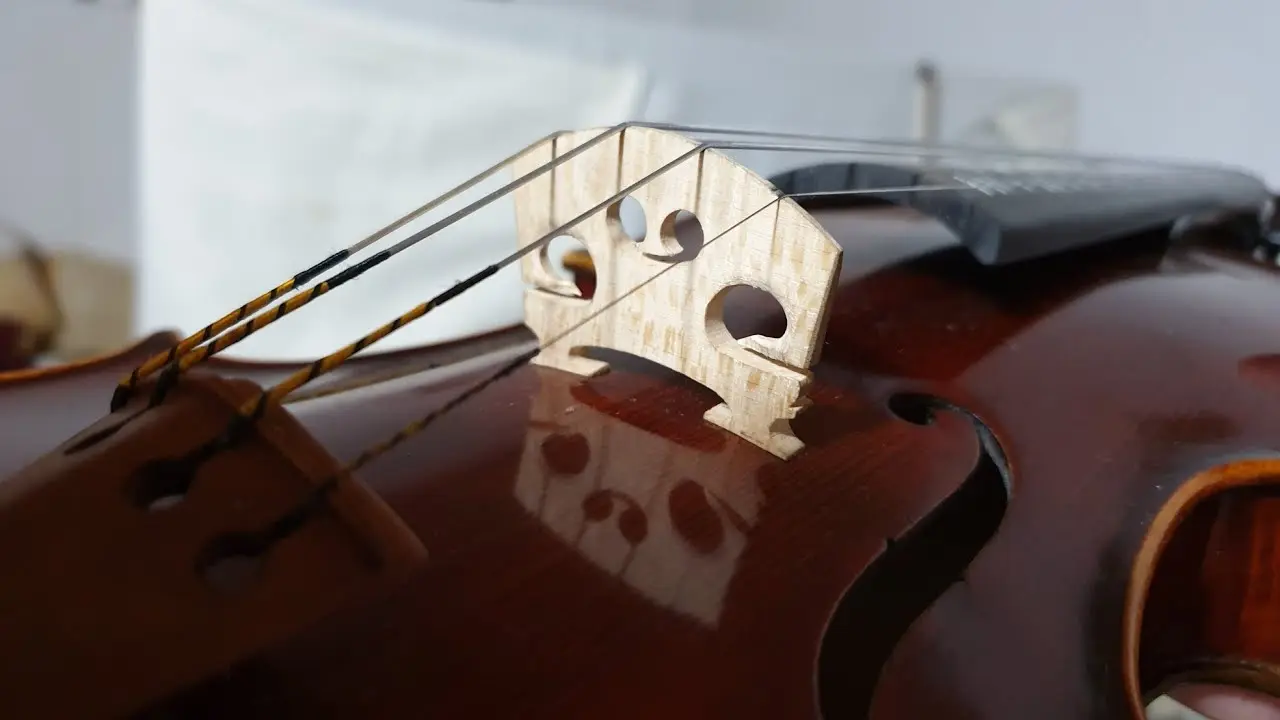 colocacion del puente del violin - Cómo se coloca el puente del violín