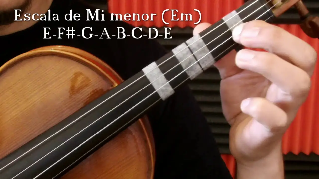 escala de mi menor en violin - Cómo se forma un mi menor