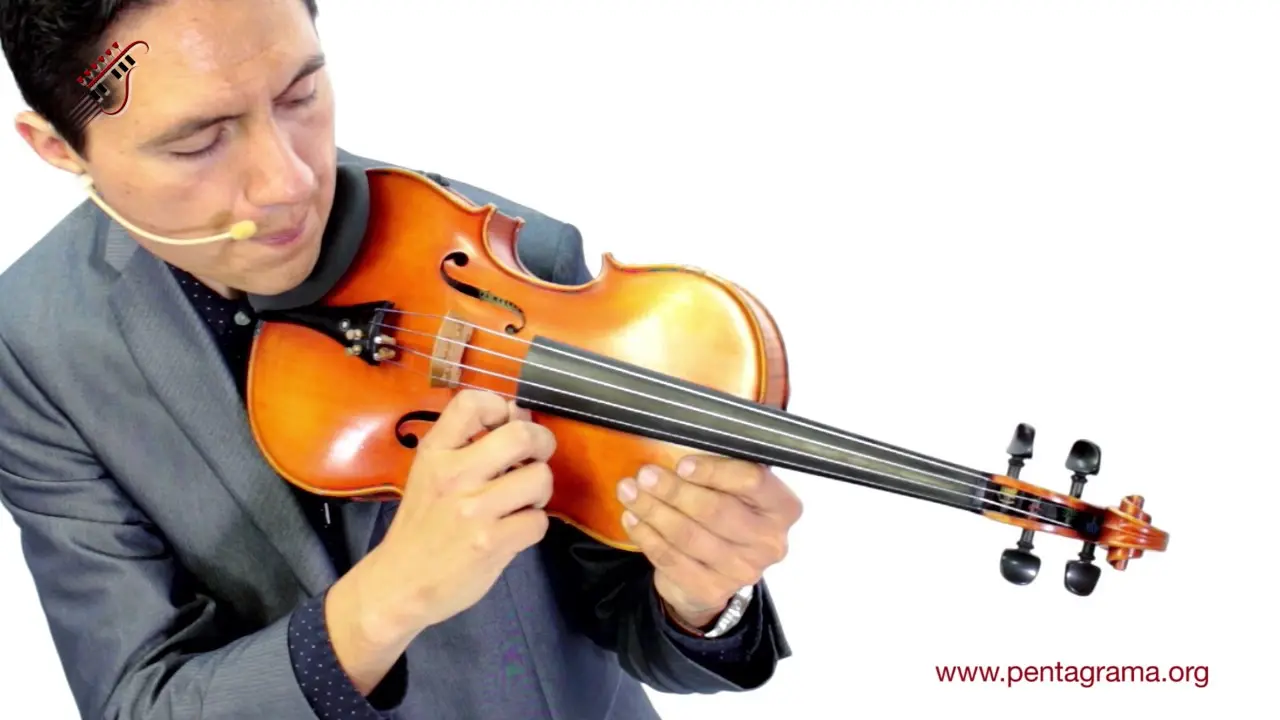 como agarrar el violin - Cómo se sostiene un violín