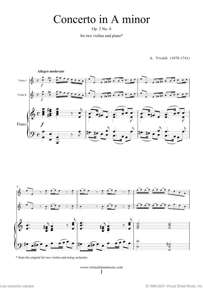 vivaldi concierto para dos violines - Cuál era el apodo de Vivaldi