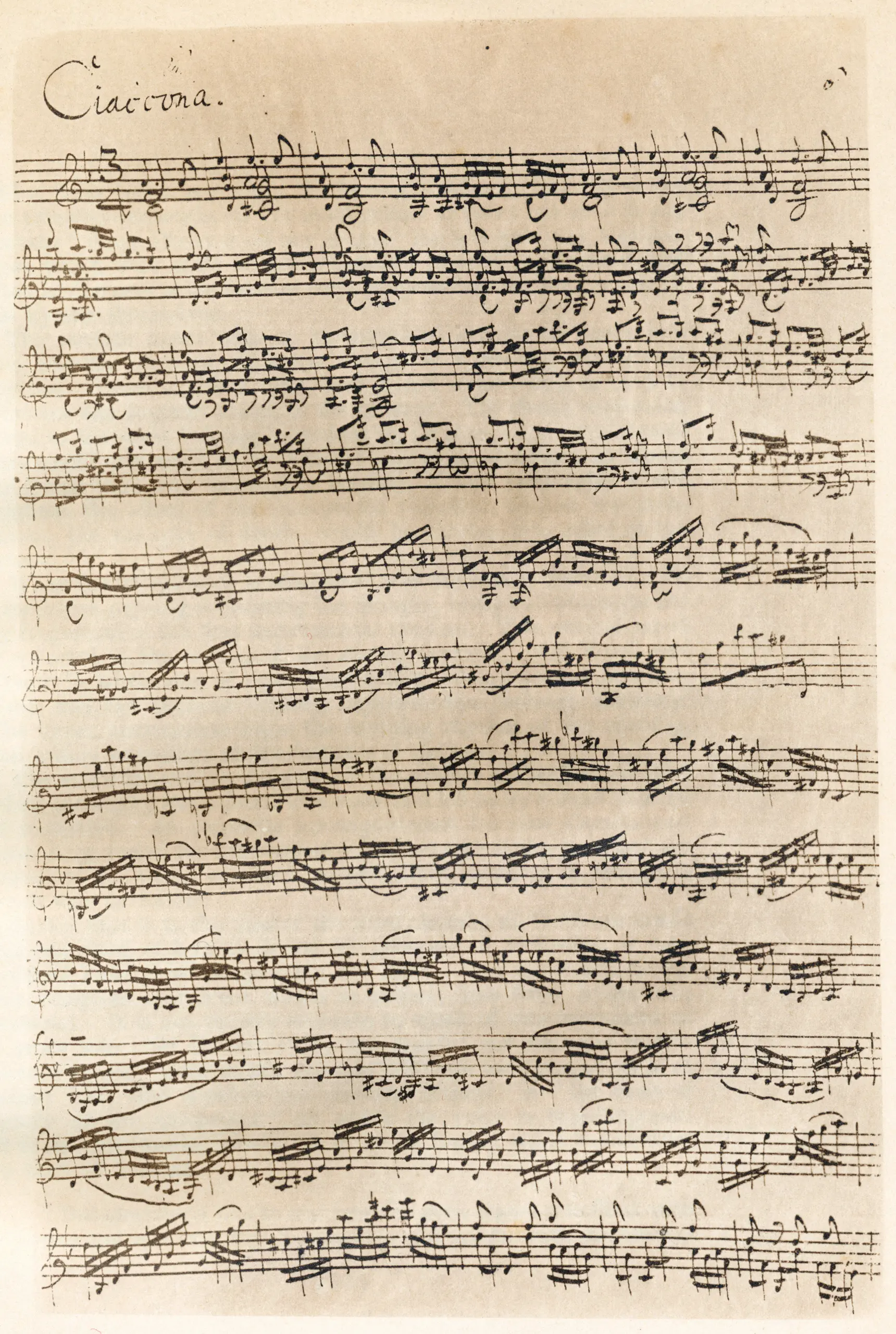 la chacona de bach violin - Cuántas variaciones tiene la Chacona de Bach