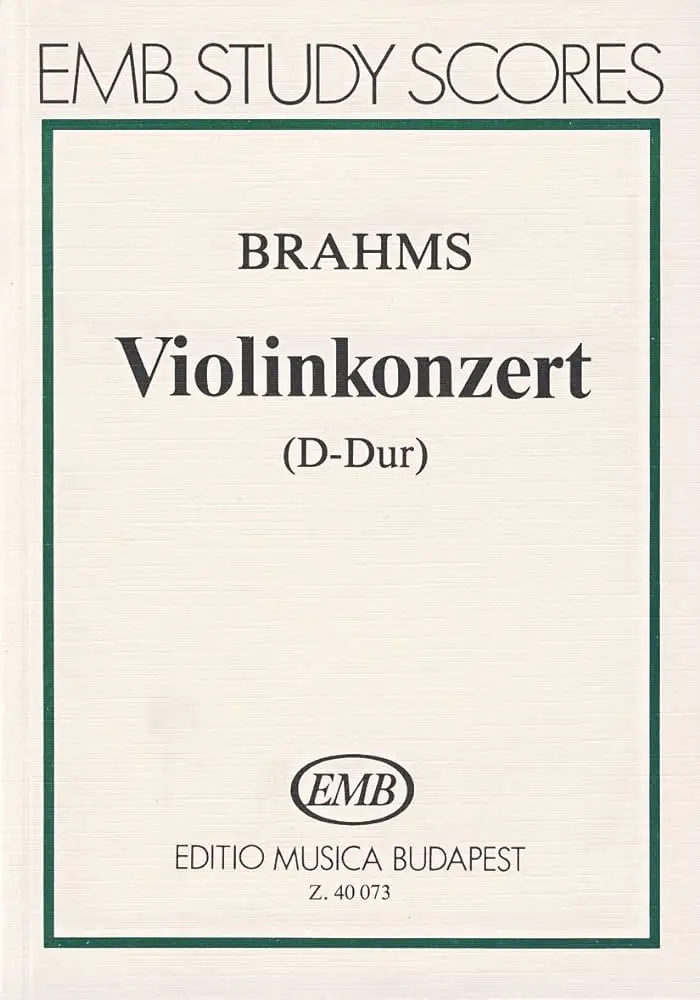 johannes brahms concierto para violín - Cuántos conciertos para violín tuvo Brahms