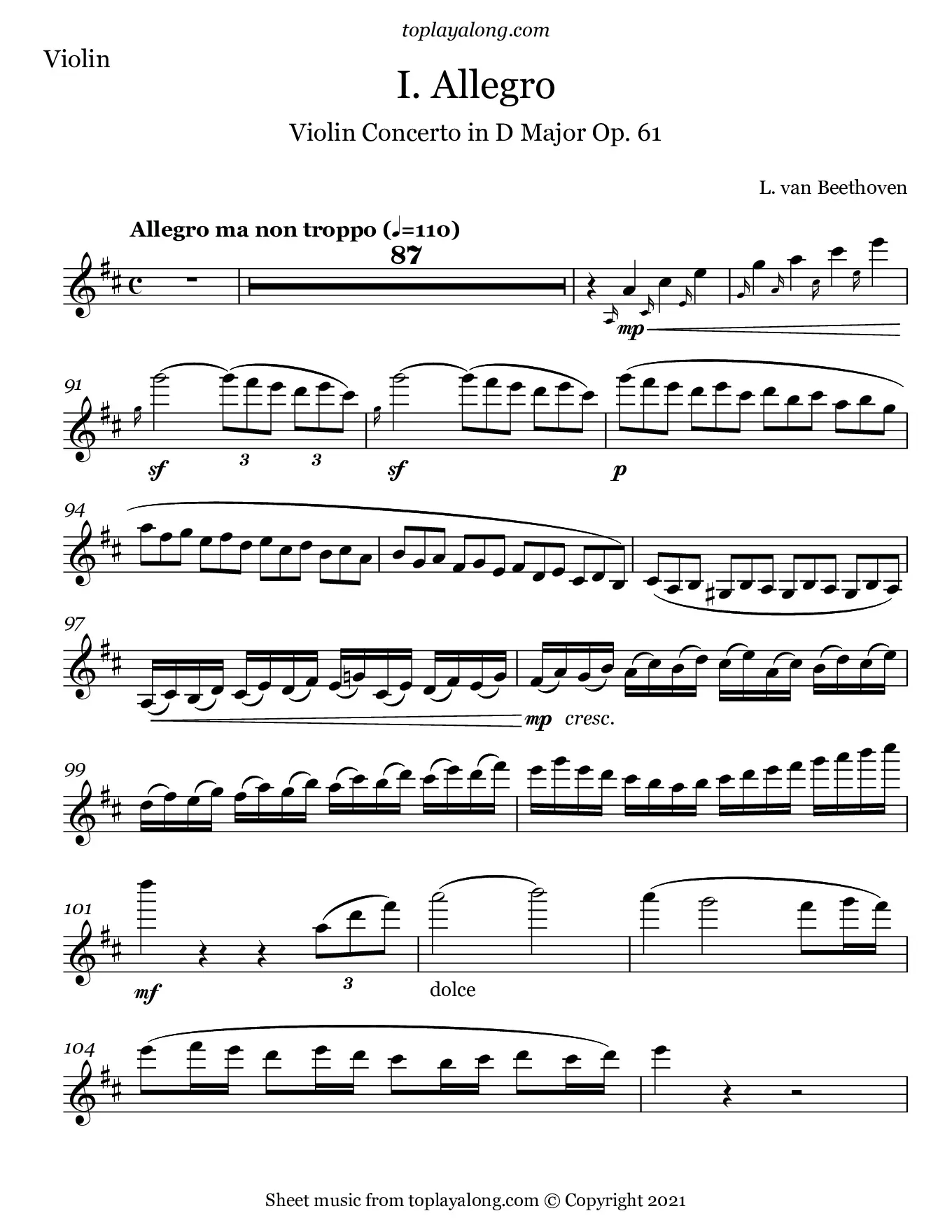 beethoven violin concerto imslp - Did Beethoven write a cadenza for his violin concerto