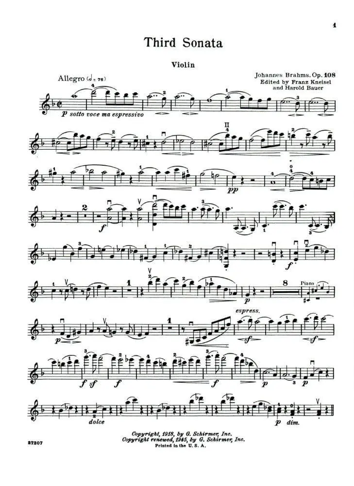 brahms violin sonata - Did Brahms use sonata form