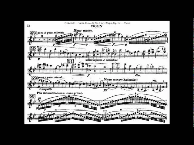 prokofiev violin concerto - How long is Prokofiev Violin Concerto No 2