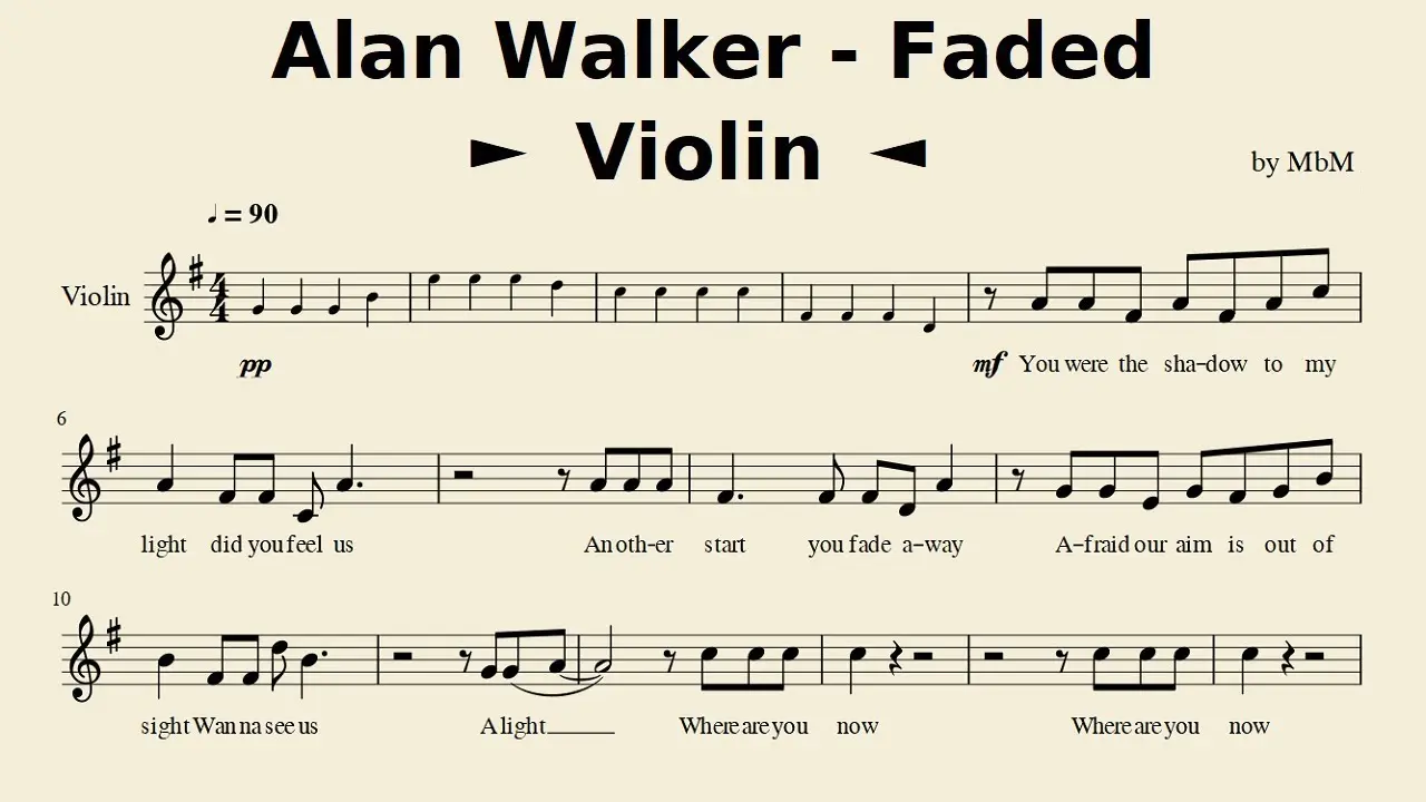 faded alan walker violin - Is Alan Walker singing in Faded
