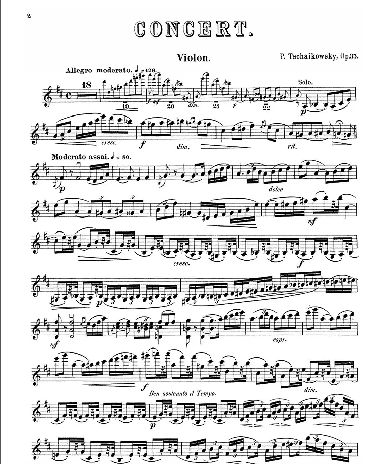concierto para violín de tchaikovsky - Quién compuso el concierto para violín solista en re mayor