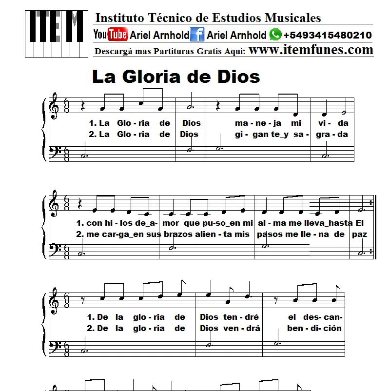 la gloria de dios en violin - Quién es el autor de la gloria de Dios