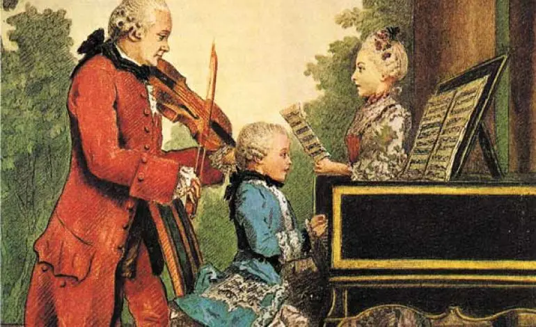 mozart tocaba el violin - Quién le enseño a tocar a Mozart