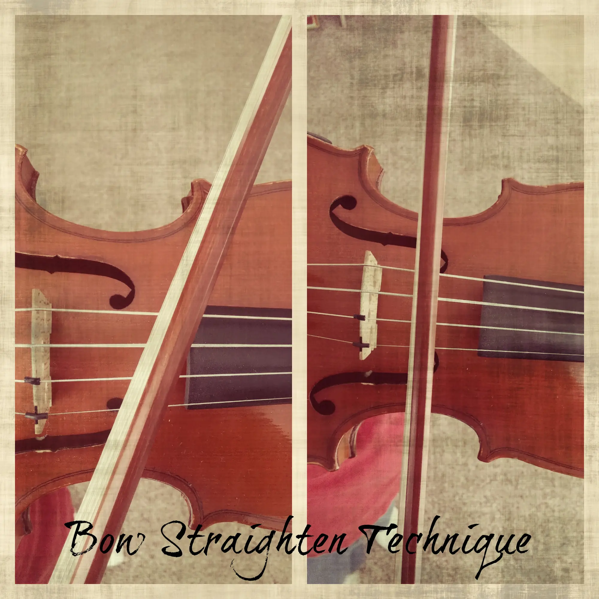 violin bow straight - Should violin bows be flat or tilted