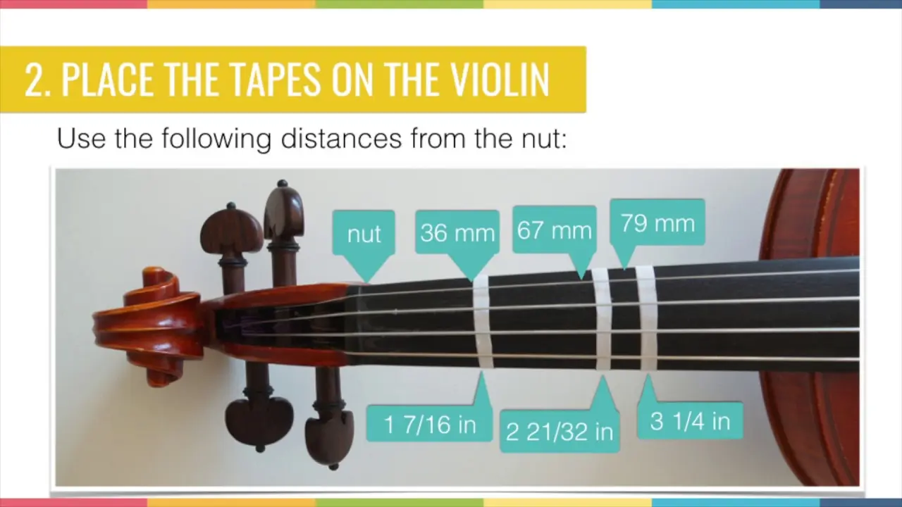 violin tape placement - What can you use instead of violin tape