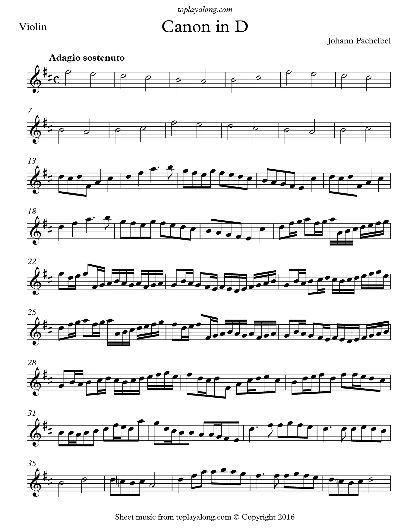 El violín en la obra de Pachelbel - What grade is Canon in D violin pachelbel violin - What grade is Canon in D violin