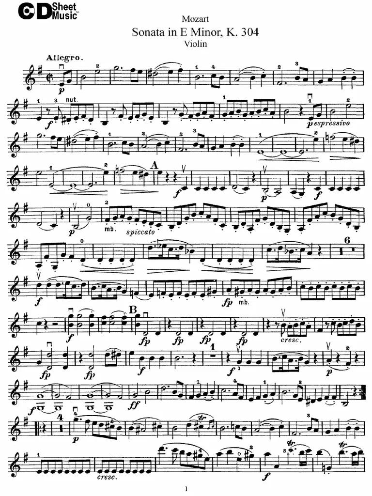 Mozart Sonata en Mi menor para violín: Una obra maestra del genio musical - What grade is Mozart sonata in a minor mozart violin sonata e minor - What grade is Mozart sonata in a minor