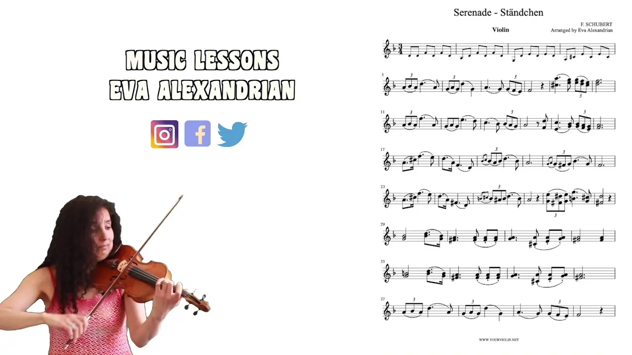 schubert serenade violin - What instruments are used in Schubert Serenade