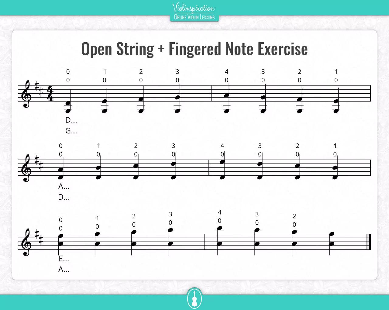 double stop exercises violin - What intervals are double stops on a violin