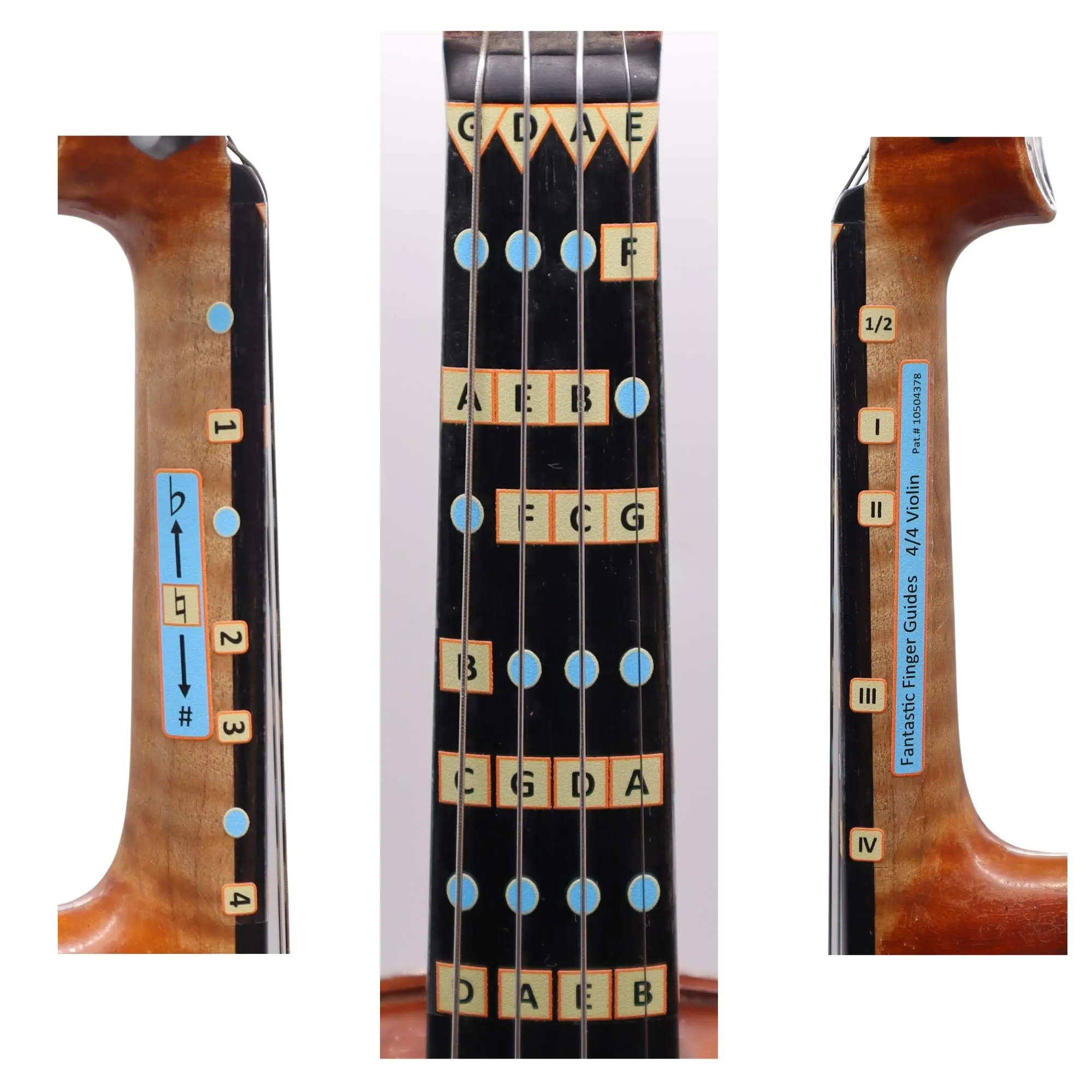 violin fretboard - What is the difference between the neck and the fingerboard of a violin
