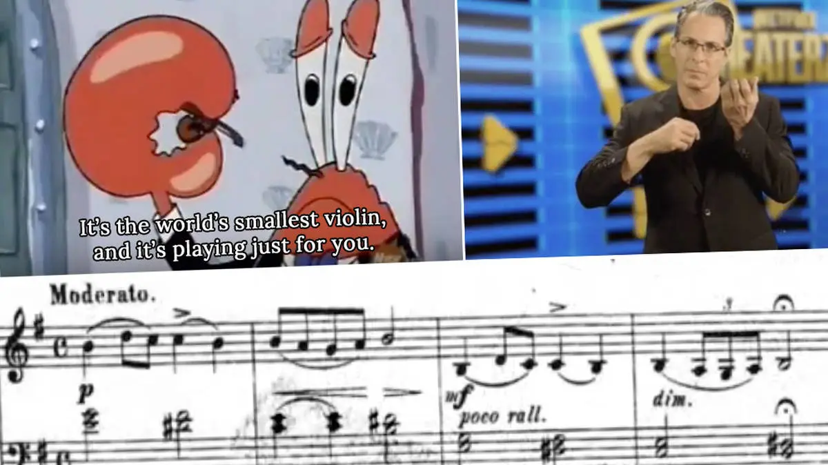 world's smallest violin meaning - What is the meaning behind world's smallest violin