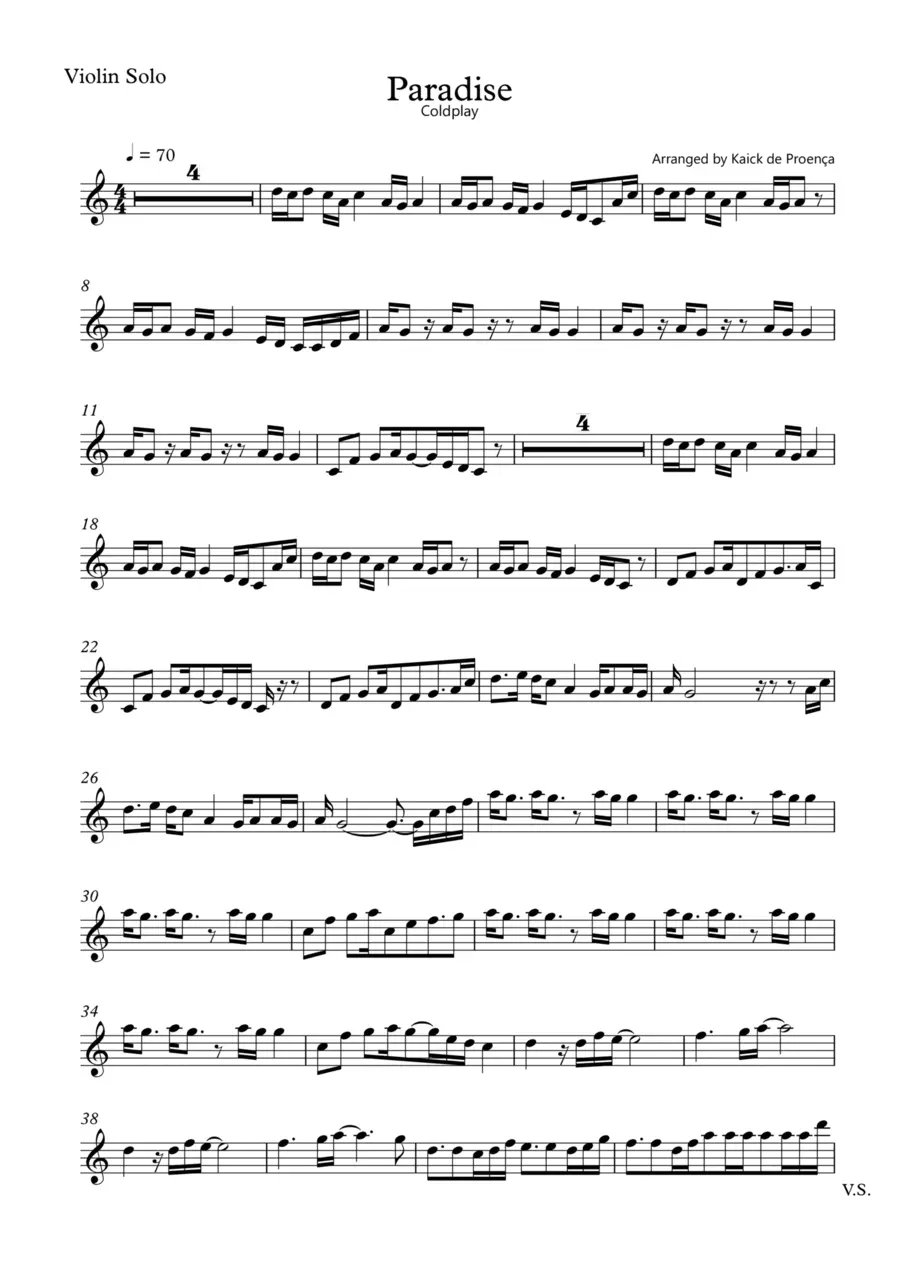 Coldplay Paradise en Violin - What movie is Paradise by Coldplay coldplay paradise violin - What movie is Paradise by Coldplay