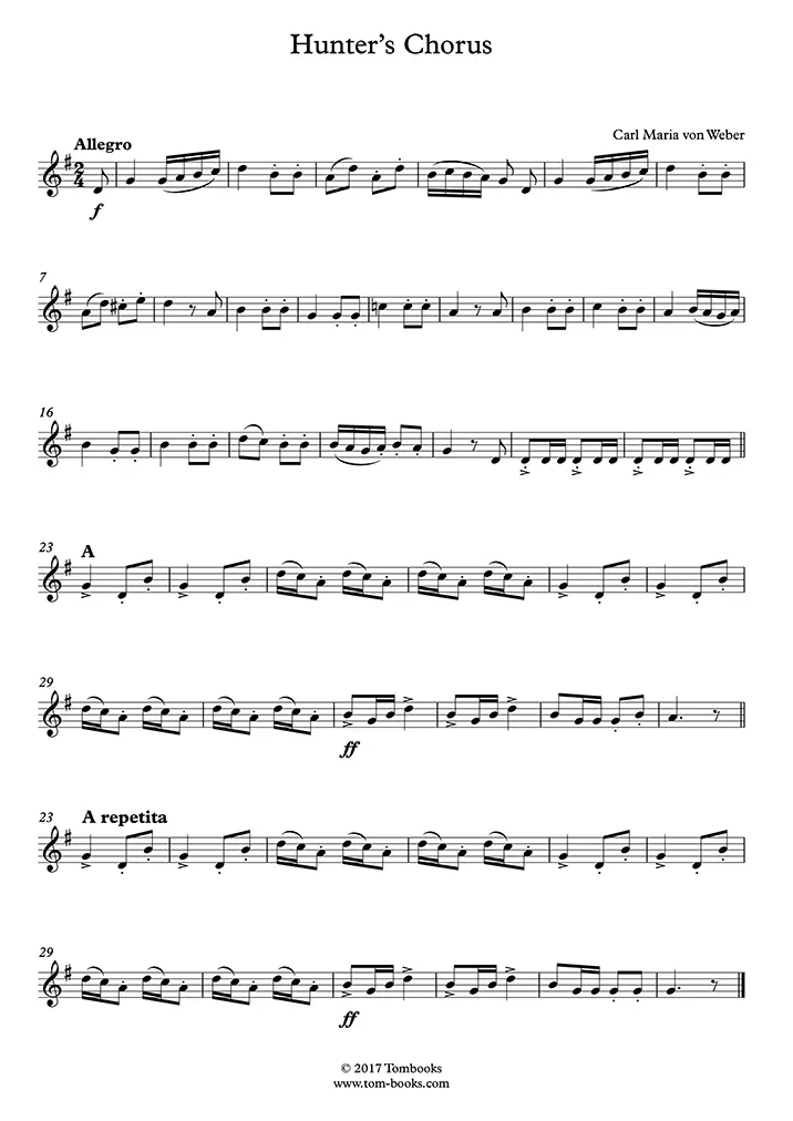 El coro de cazadores para violín - What pieces are in Suzuki Book 6 violin hunters chorus violin - What pieces are in Suzuki Book 6 violin