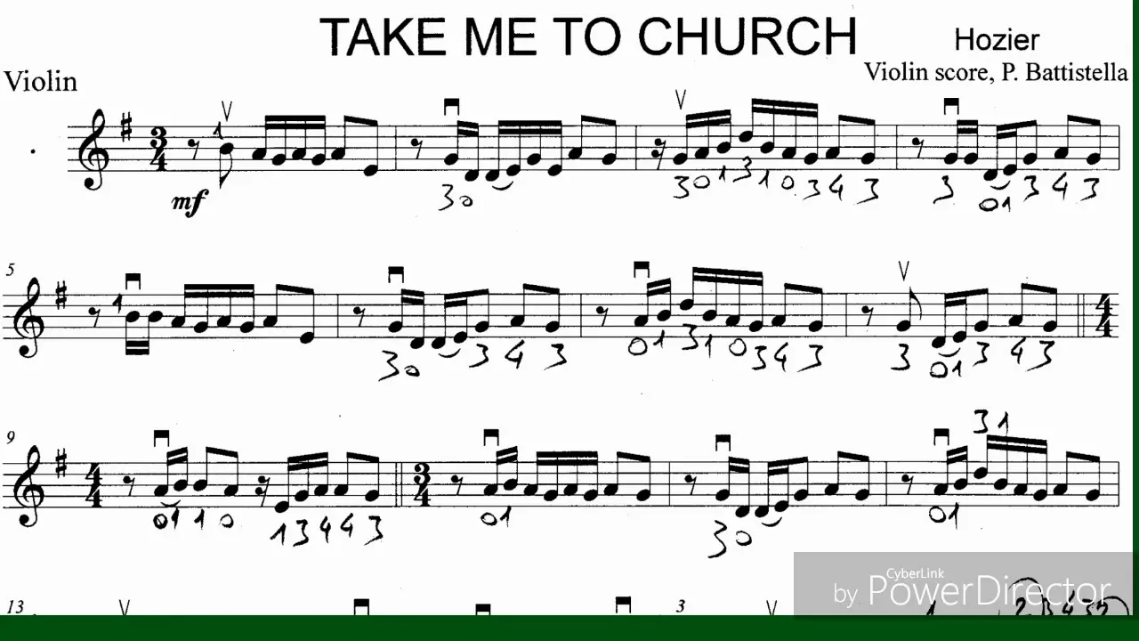 take me to church partitura violin - What was in the box in the Take Me to Church music video