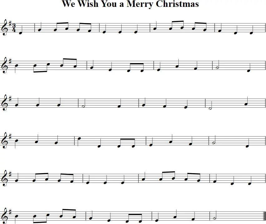we wish you a merry christmas violin - What was the song We Wish You a Merry Christmas originally used for