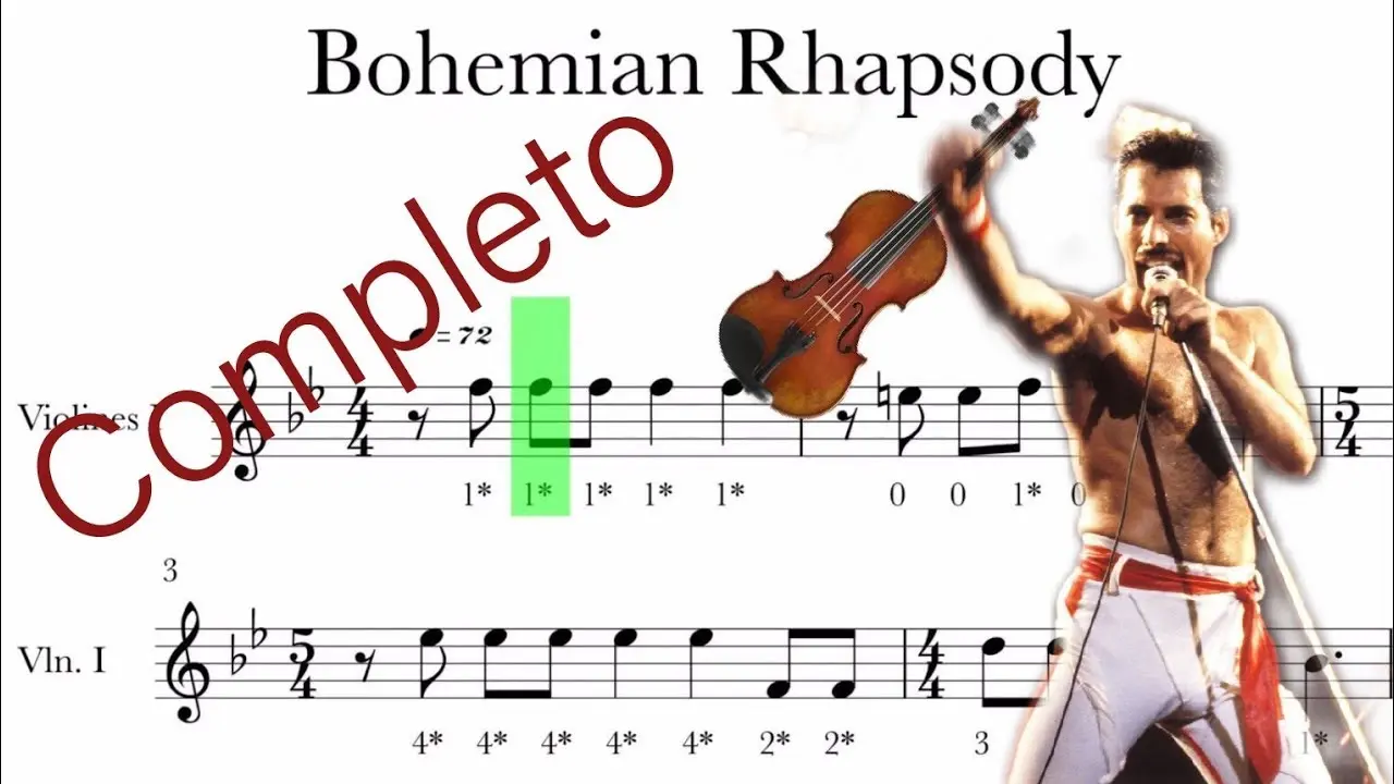 bohemian rhapsody partitura violin - What was unusual about Bohemian Rhapsody