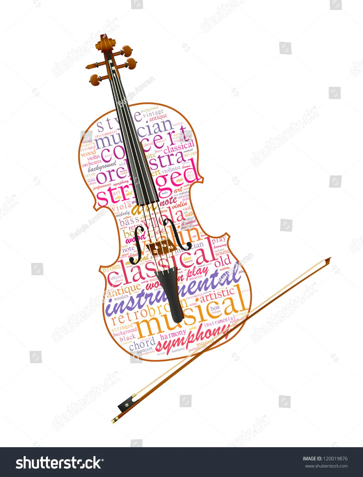 violin words - What words can I make with violin
