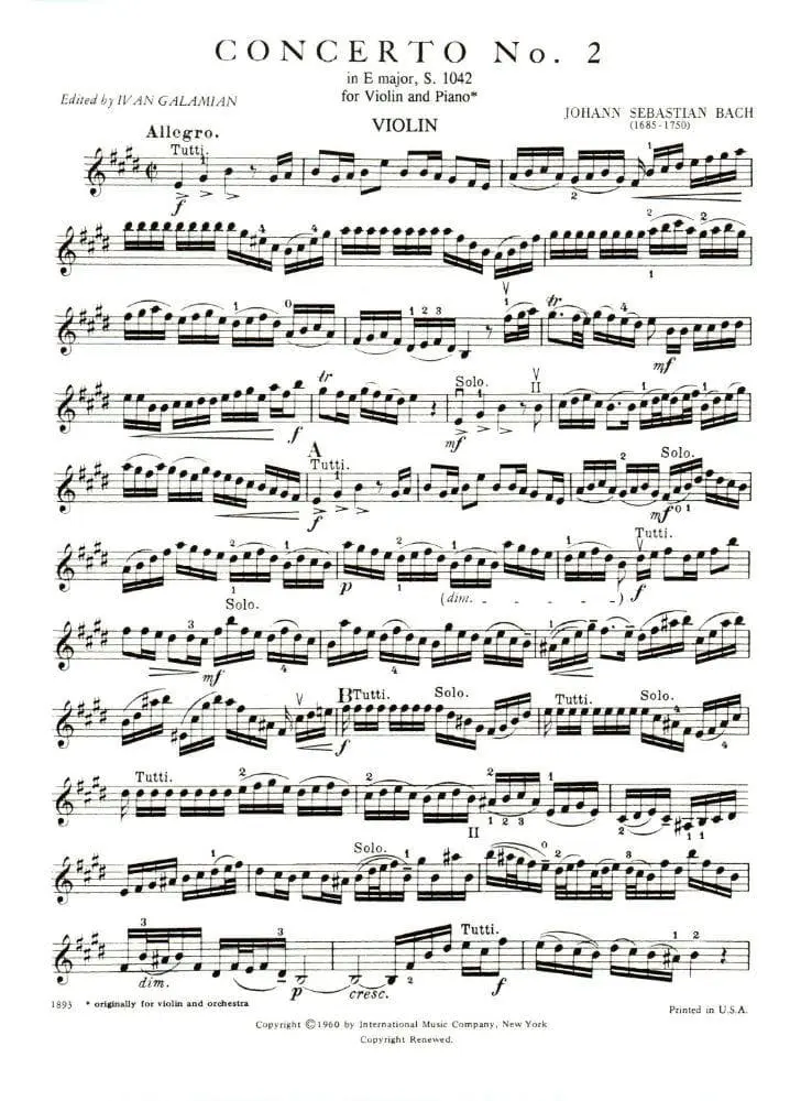 violin concerto in e major - Who is the composer of concerto No 1 in E major