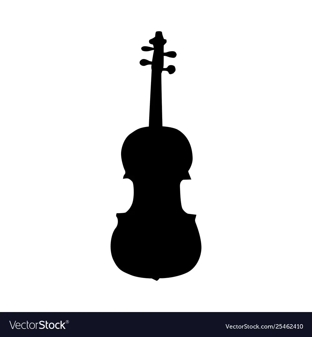 violin silhouette - Why is a violin shaped the way it is