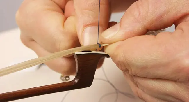 violin bow hair replacement - Can you put new hair on a violin bow