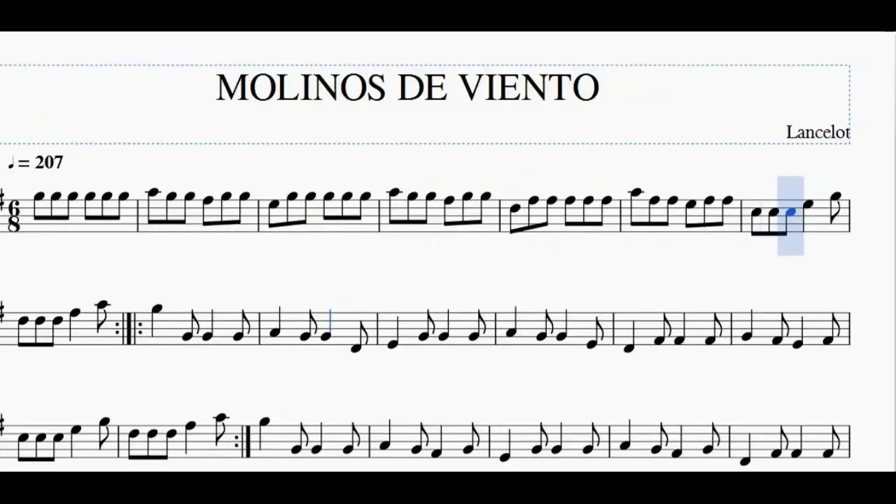 notas musicales de molinos de viento en violin - Cómo funciona el molino de viento paso a paso