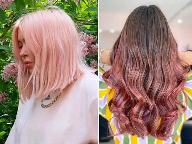 Cabello color rosa negro violine: una tendencia audaz y sofisticada - Cómo lograr un tono rosa en el cabello cabellp color rosa negro violine - Cómo lograr un tono rosa en el cabello