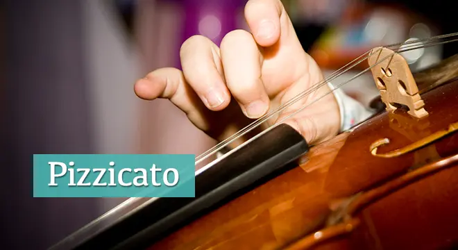 como se toca el pizzicato en el violin - Cómo se escribe el pizzicato