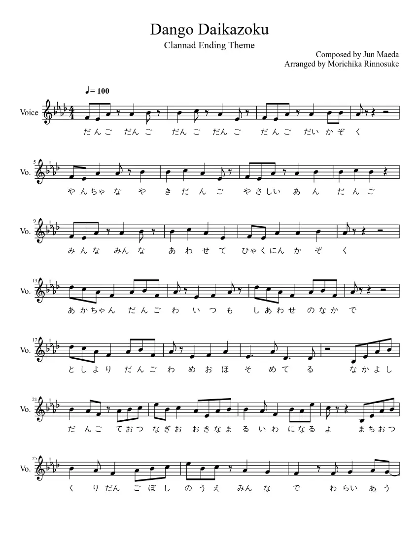 Dango Daikazoku: Notas para violín - Cómo se llama el anime de los dangos dango daikazoku violin notas - Cómo se llama el anime de los dangos
