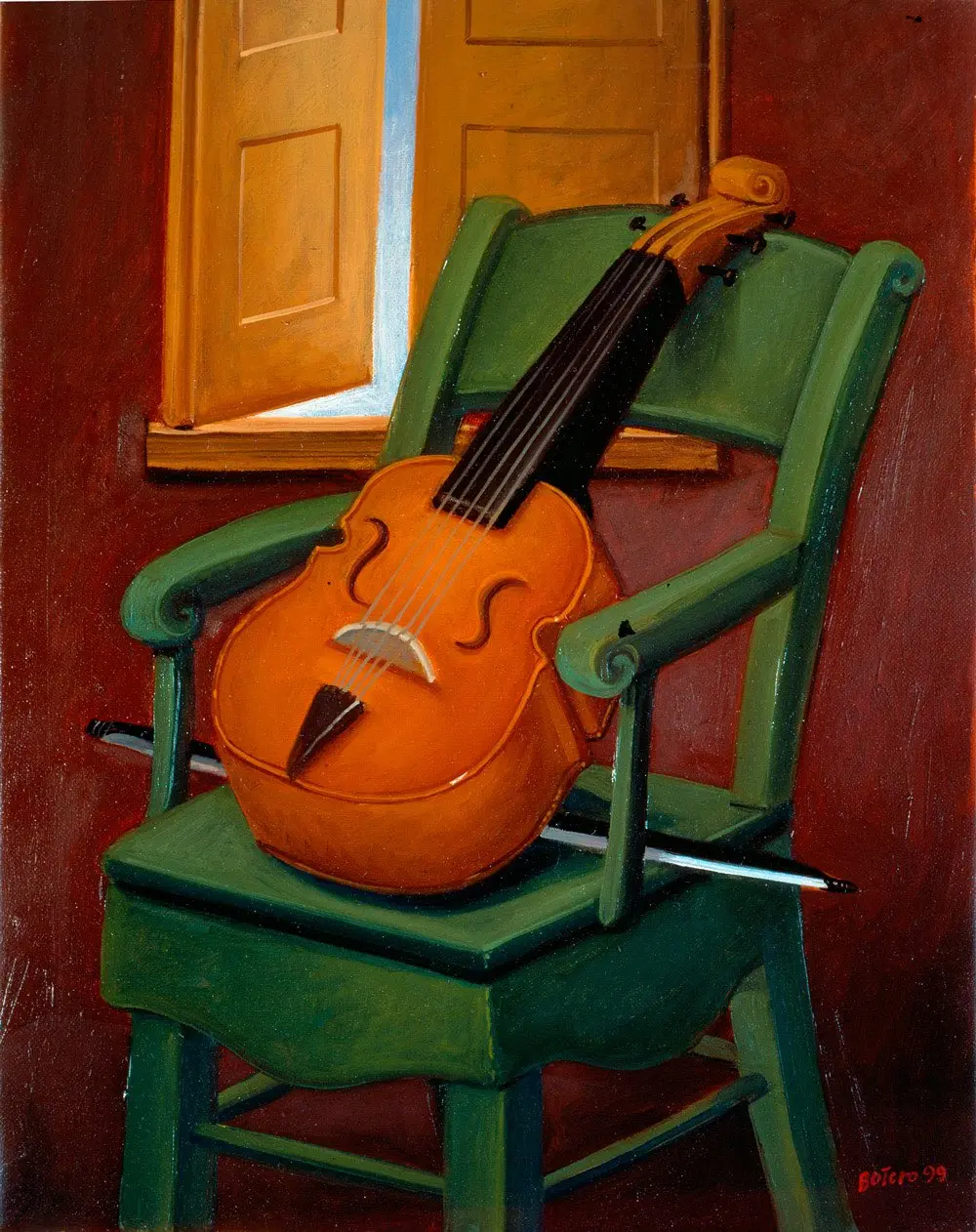 botero guitarra violin - Cómo se llama el estilo artístico de Fernando Botero