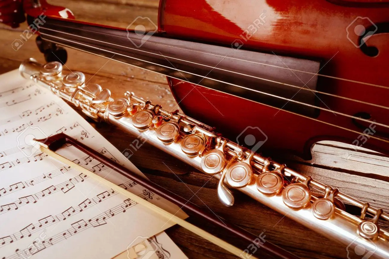 flauta y violines panderetas para adornar - Cómo se llama el instrumento parecido al xilófono