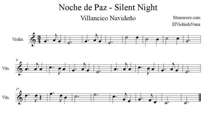 Noche de Paz en Mi Mayor Violín: La Canción Navideña Más Emblemática - Cómo se llama la canción Noche de Paz noche de paz en mi mayor violin - Cómo se llama la canción Noche de Paz