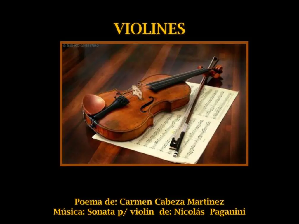 poemas visuales de violin - Cómo se puede hacer una poesía