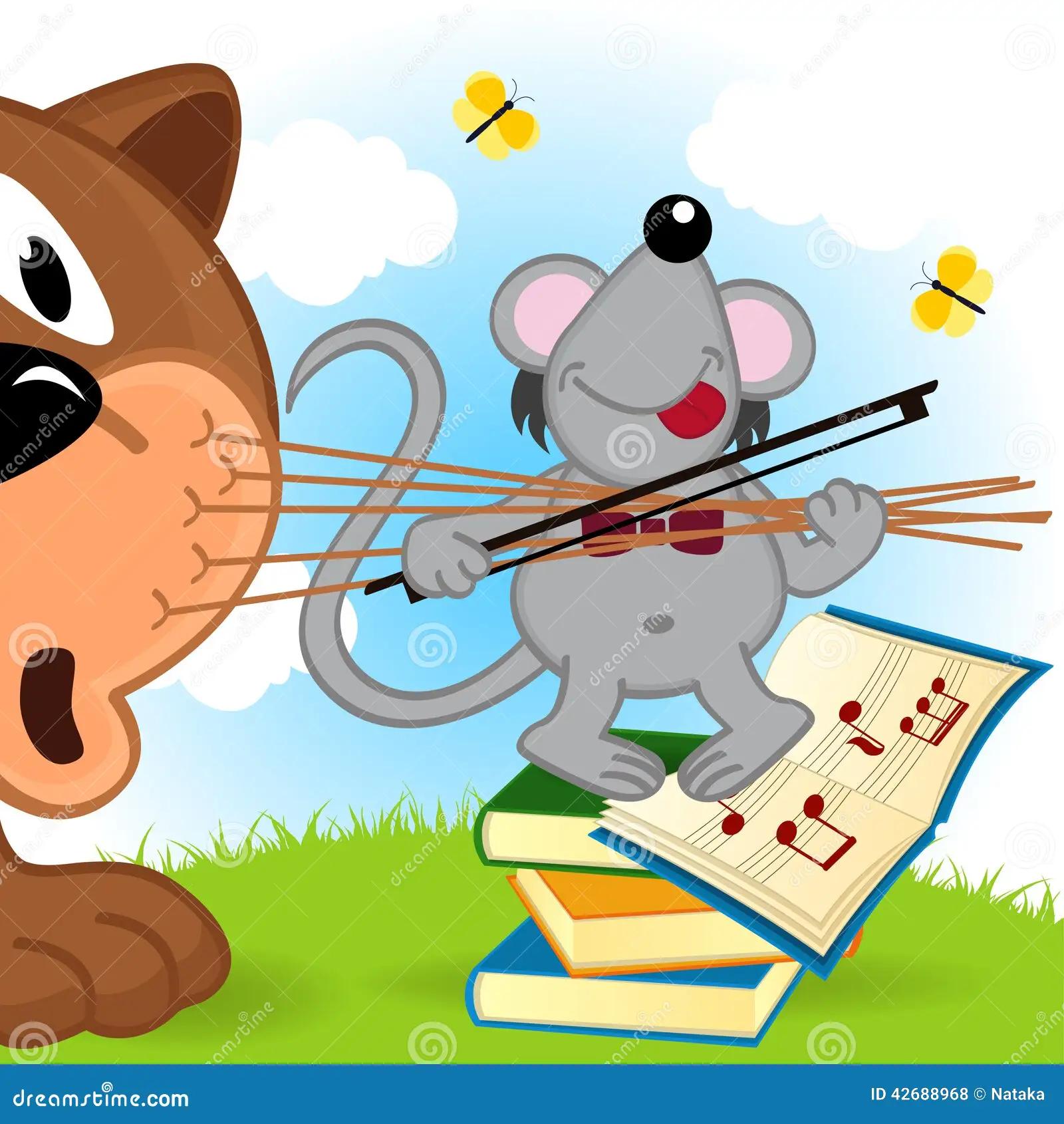 el raton y el gato violinista - Cuál es la relación entre el gato y el ratón