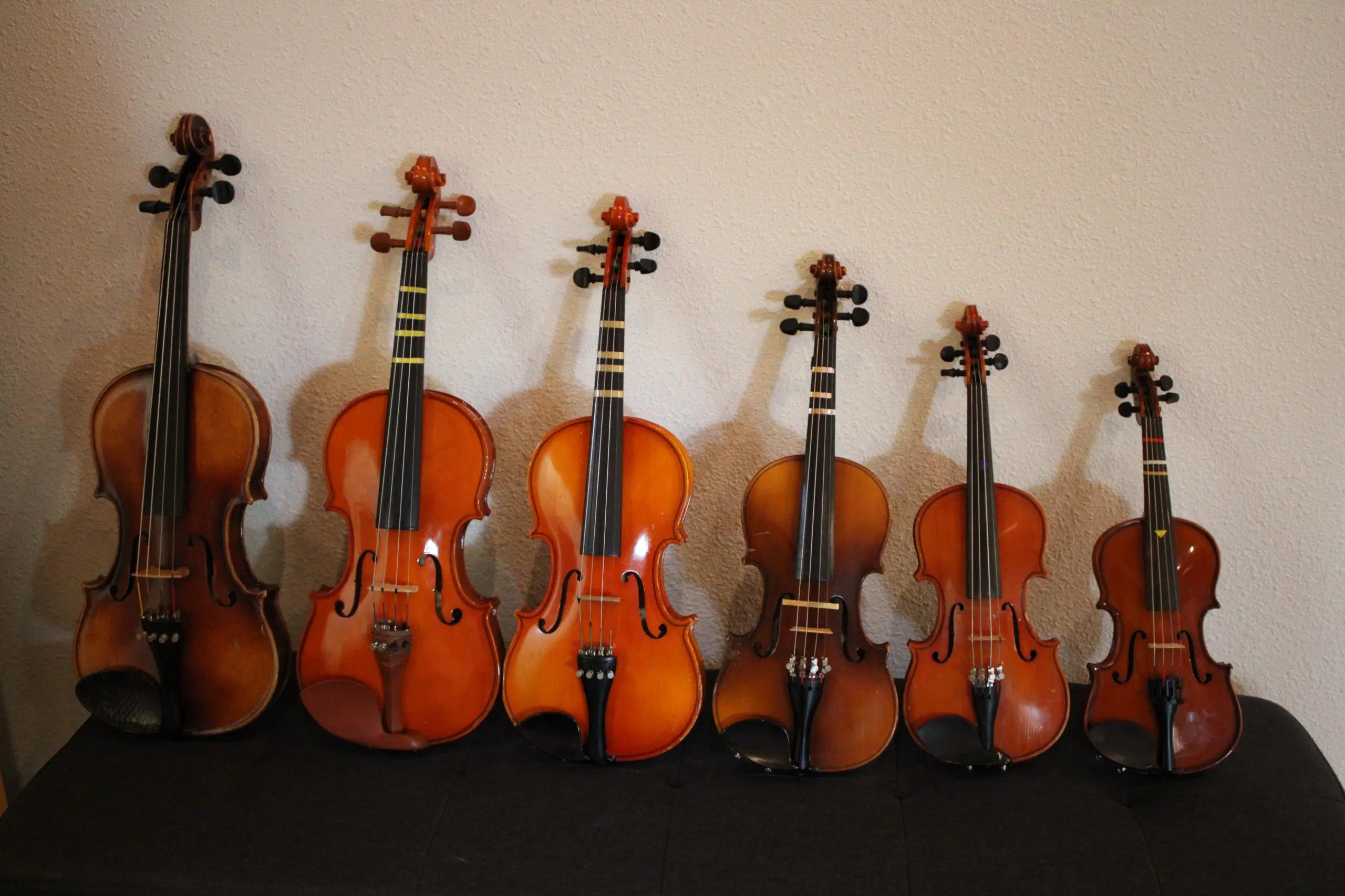 flauta violín guitarra trompeta arpa - Cuáles son las cinco familias de los instrumentos musicales