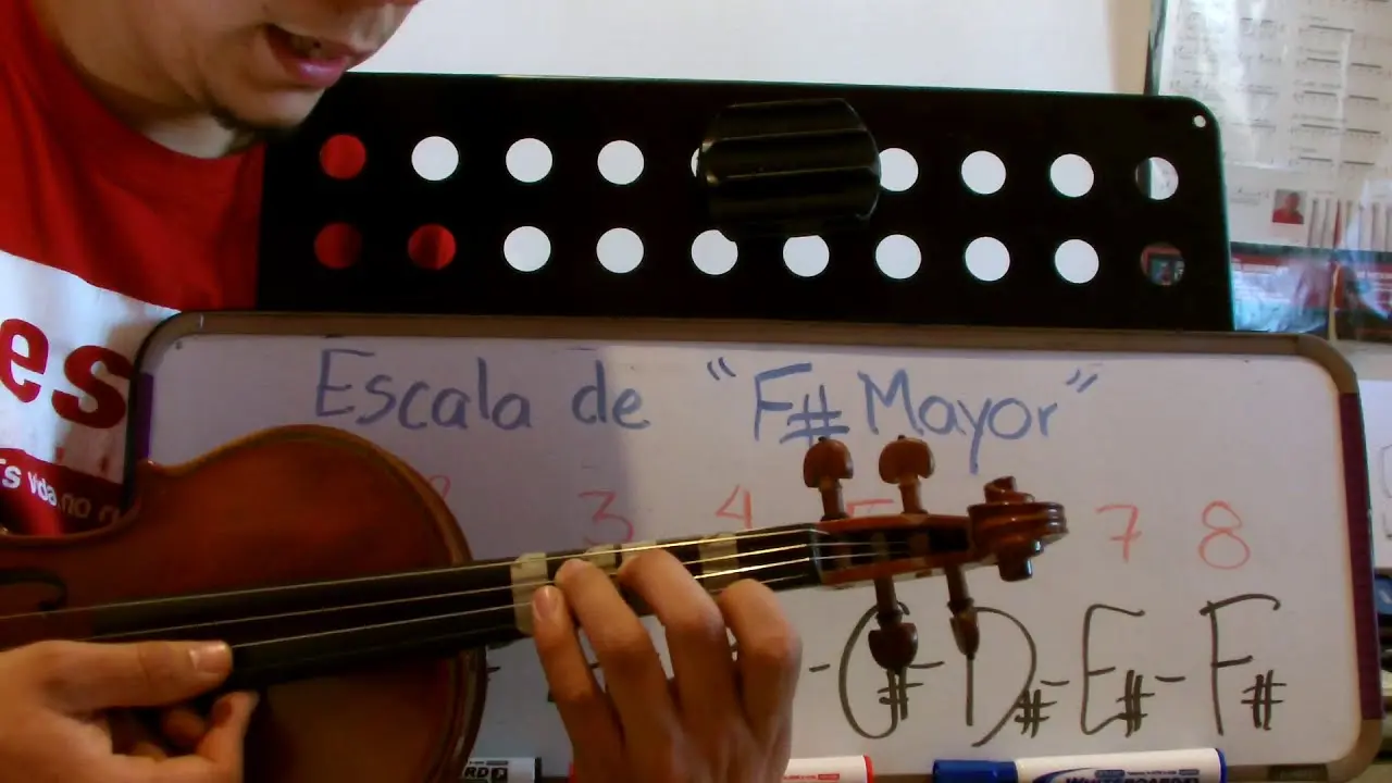 escala fa sostenido mayor violin - Cuáles son las notas en fa sostenido mayor