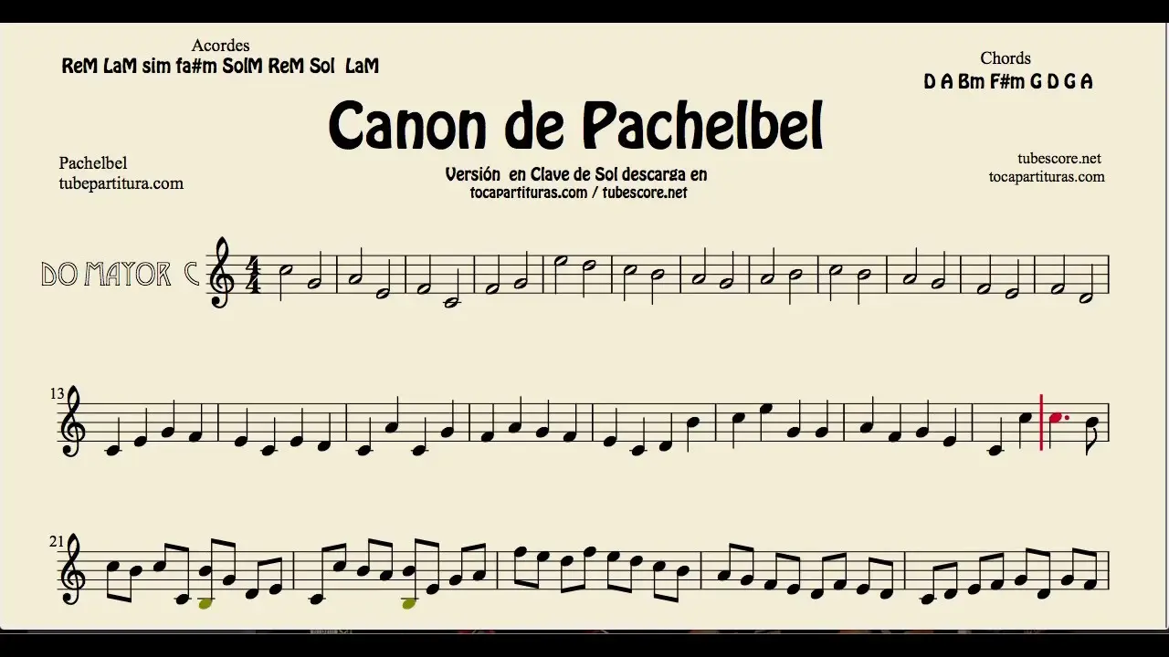 canon en sol mayor violin - Cuándo se escribio el Canon de Pachelbel