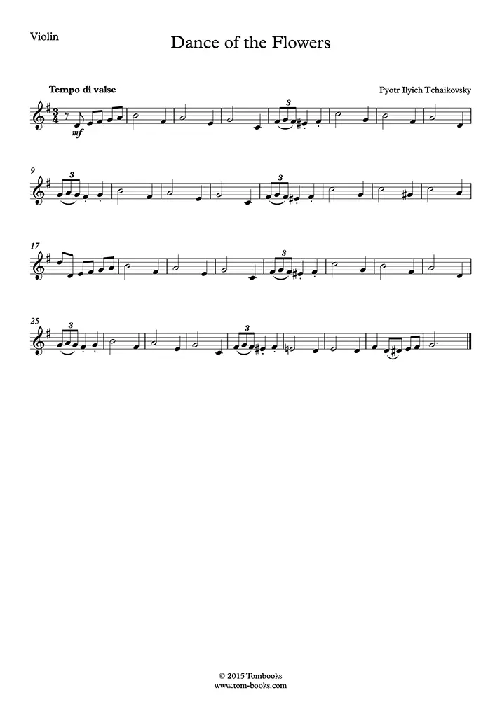 el cascanueces partitura para violin sencillas - Cuántos actos tiene el ballet del cascanueces