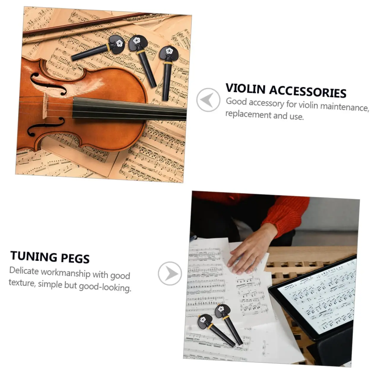 berbuen violin tuning machine tool - How do I keep my violin pegs from slipping