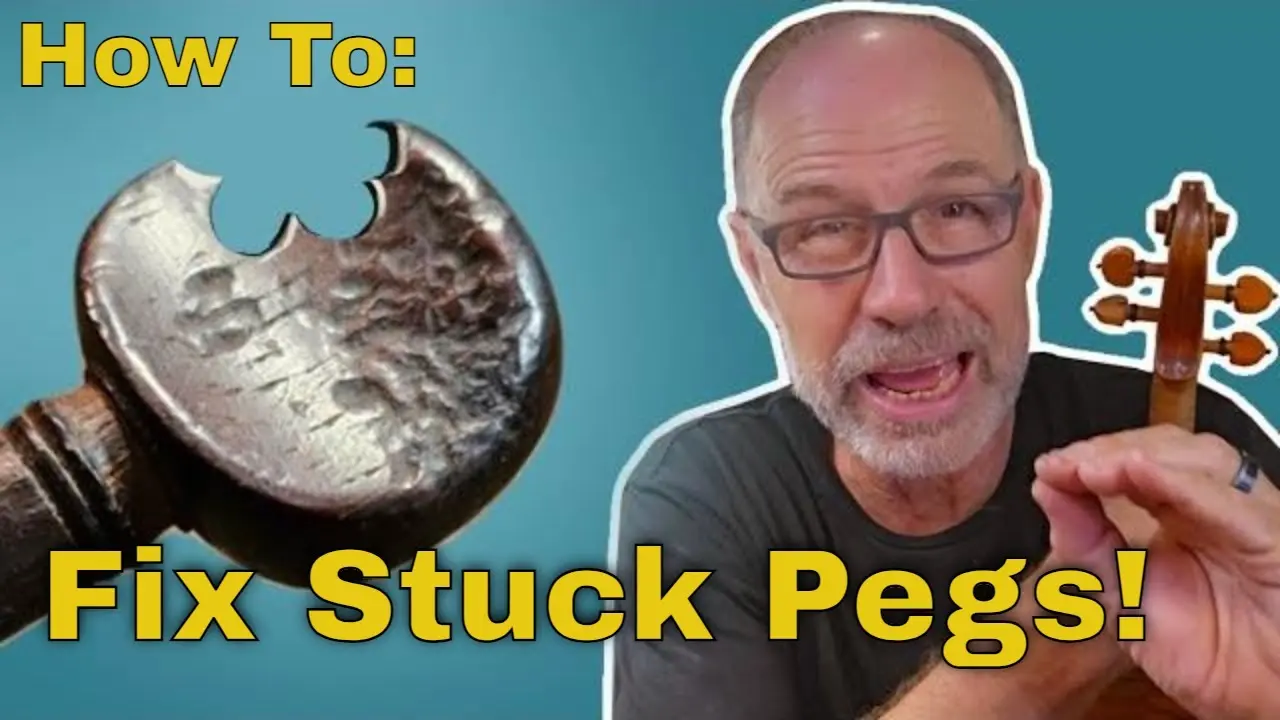 violin pegs stuck - How do you get a stuck violin peg out