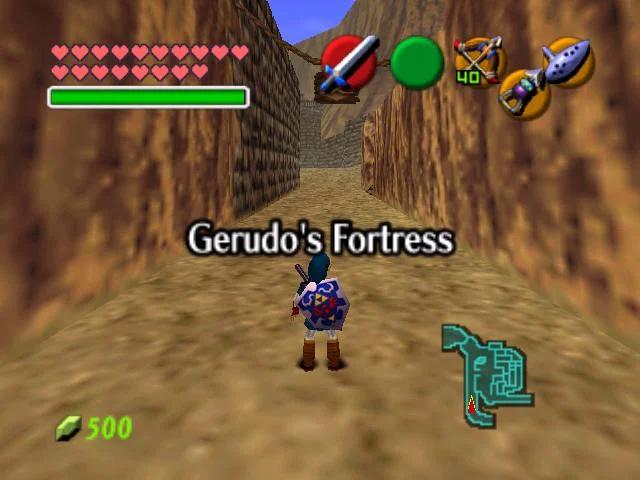 gerudo town violin - How do you get through Gerudo fortress Ocarina of Time