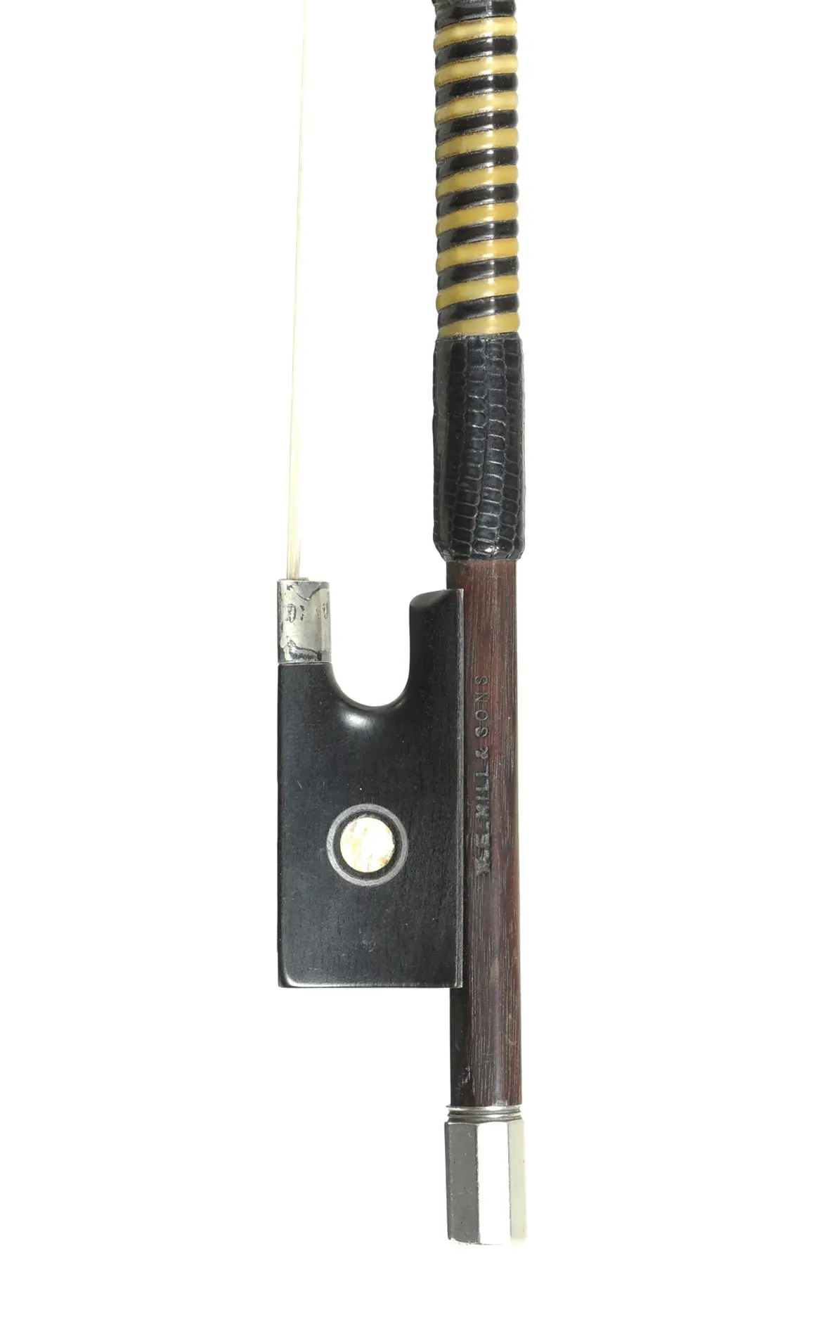 hill violin bows - How do you identify a hill violin bow