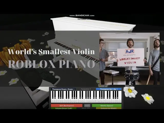 world's smallest violin roblox piano sheet easy - How do you read piano sheets on Roblox
