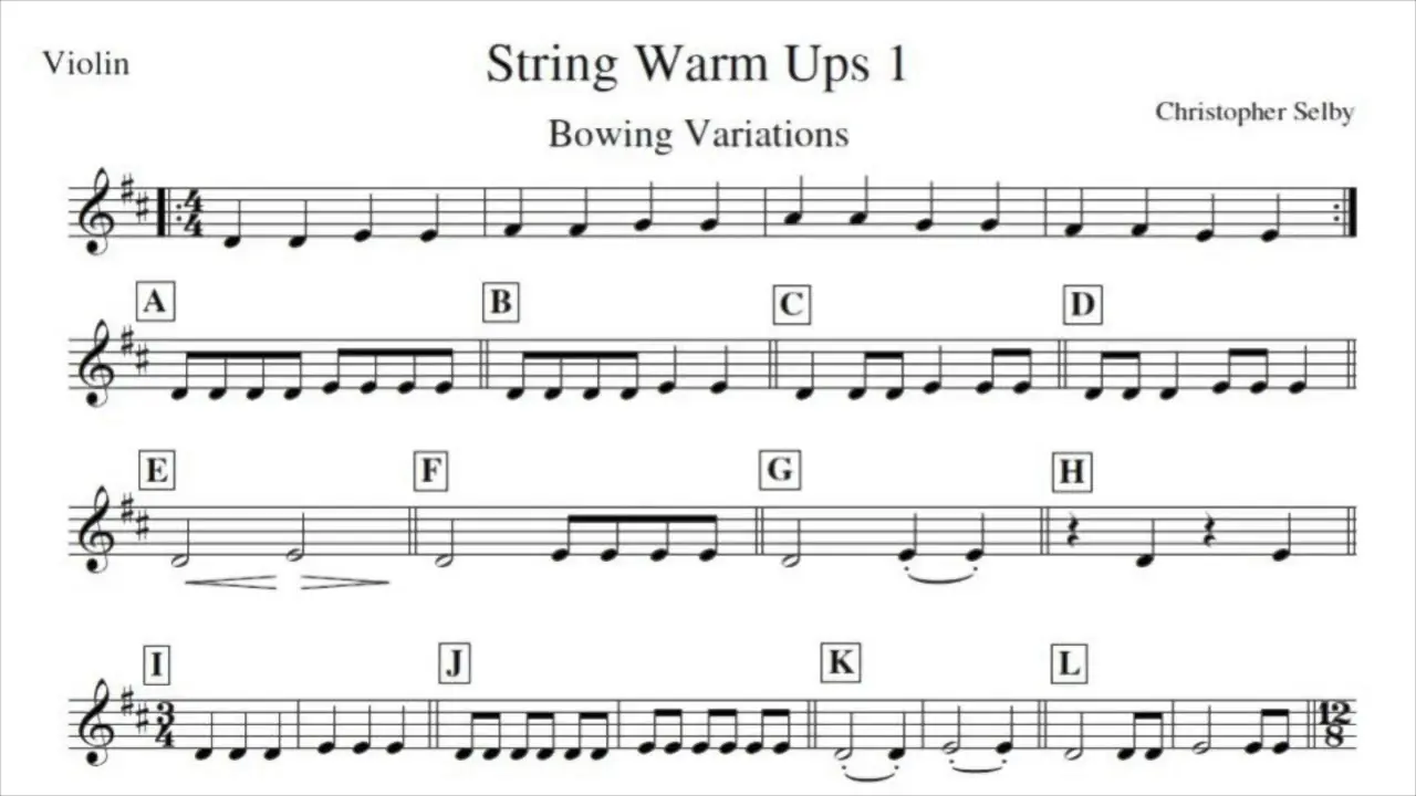 violin warm up exercises - How do you warm up your fingers for violin